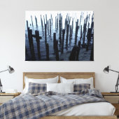 Überbleibsel der Wasserfront im Nordend Leinwanddruck (Insitu (Schlafzimmer))