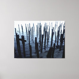 Überbleibsel der Wasserfront im Nordend Leinwanddruck