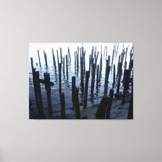 Überbleibsel der Wasserfront im Nordend Leinwanddruck (Vorderseite)