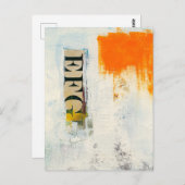 Überbleibsel einer H-Postkarte Postkarte (Vorne/Hinten)