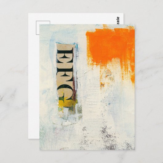 Überbleibsel einer H-Postkarte Postkarte (Vorne/Hinten)