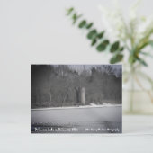 Überbleibsel eines alten Silo am Delaware-See Postkarte (Stehend Vorderseite)