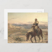 Überbleibsel eines von Elisabeth Thompson gemalten Postkarte (Vorne/Hinten)