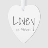 Überblick Datum der Acrylverzierung Ornament (Vorderseite)