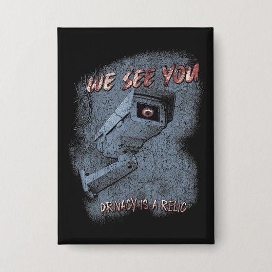 Überblick - Design von Techno-Dystopian Streetwear Button (Vorderseite)