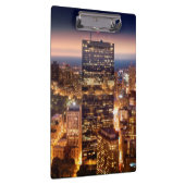 Überblick über Boston nachts Klemmbrett (Rechts)