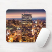 Überblick über Boston nachts Mousepad (Mit Mouse)
