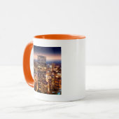 Überblick über Boston nachts Tasse (Vorderseite Links)