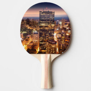 Überblick über Boston nachts Tischtennis Schläger