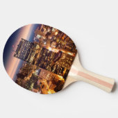 Überblick über Boston nachts Tischtennis Schläger (Seitenansicht)