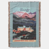 Überblick über das Banff Springs Hotel Plakat Decke (Vorderseite Vertikal)