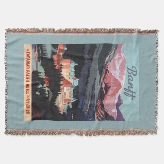 Überblick über das Banff Springs Hotel Plakat Decke (Vorderseite)