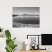 Überblick über den Grand Teton Nationalpark Poster (Heimbüro)