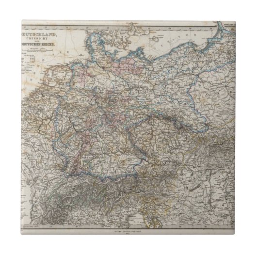 Überblick über deutsches Reich Fliese (Vorderseite)