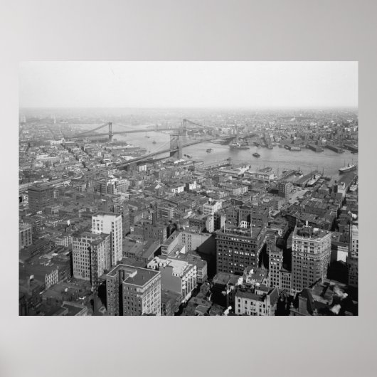 Überblick über New York City Poster (Vorne)