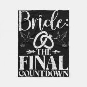 Überbrückung der letzten Countdown-Brille Fleecedecke (Vorderseite)