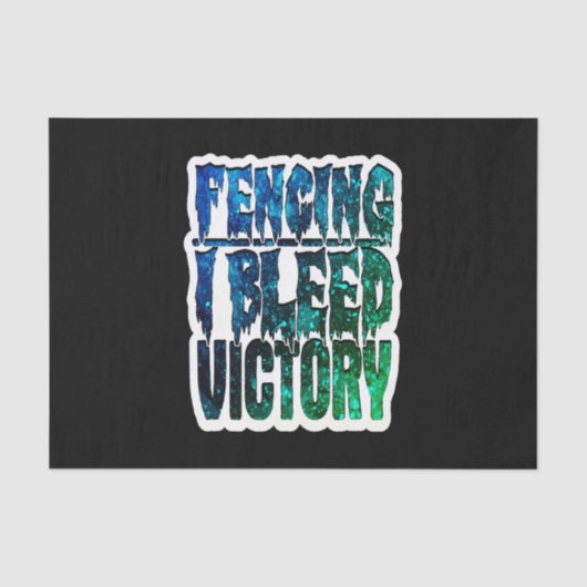 Überbrückung | Fencing I Blee Sieg Seidenpapier (Vorderseite)