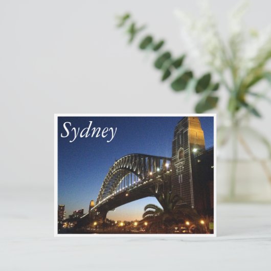 Überbrückungsnacht Postkarte (Stehend Vorderseite)