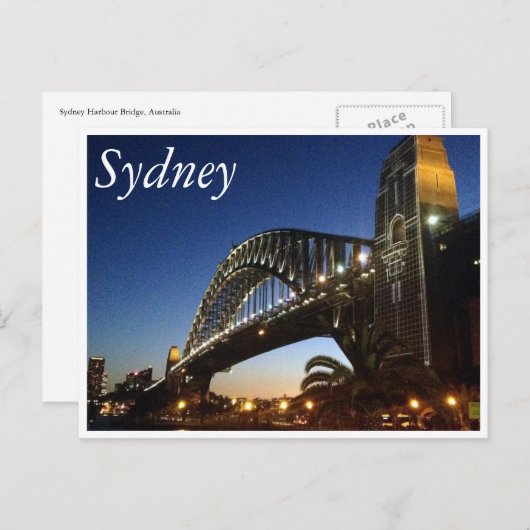 Überbrückungsnacht Postkarte (Vorne/Hinten)