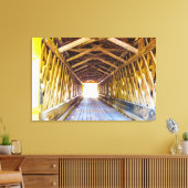 Überdachte Bridge-Ansicht Leinwanddruck (Insitu (Wohnzimmer))