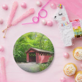 Überdachte Bridge Paper Plate Pappteller (Party)