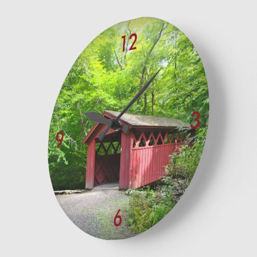 Überdachte Bridge-Uhr Große Wanduhr (Winkel)