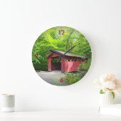 Überdachte Bridge-Uhr Große Wanduhr (Zuhause)