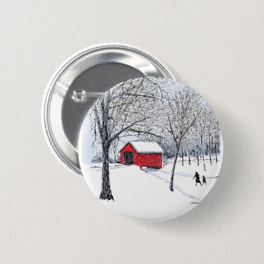 Überdachte Brücke Button (Vorne & Hinten)