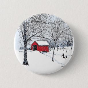 Überdachte Brücke Button