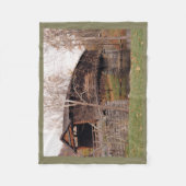 Überdachte Brücke Fleecedecke (Vorderseite)