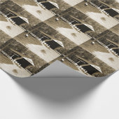 Überdachte Brücke Geschenkpapier (Ecke)