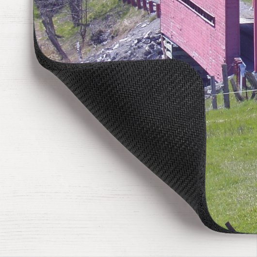 Überdachte Brücke im Outaouais Mousepad (Ecke)