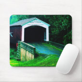 überdachte Brücke in Indiana Mousepad (Mit Mouse)