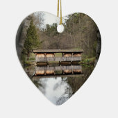 Überdachte Brücke Keramik Ornament (Rechts)