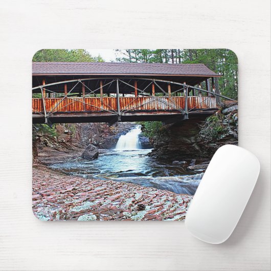 Überdachte Brücke Mousepad (Mit Mouse)