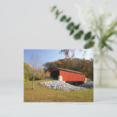 Überdachte Brücke Postkarte (Stehend Vorderseite)