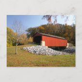 Überdachte Brücke Postkarte (Vorderseite)