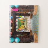 Überdachte Brücke Puzzle (Vertikal)