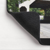 Überdachte Brücke Quechee Schlucht, Vermont - Mousepad (Ecke)