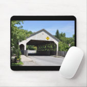 Überdachte Brücke Quechee Schlucht, Vermont - Mousepad (Mit Mouse)
