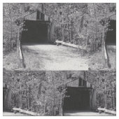 Überdachte Brücke Stoff (Nahaufnahme)