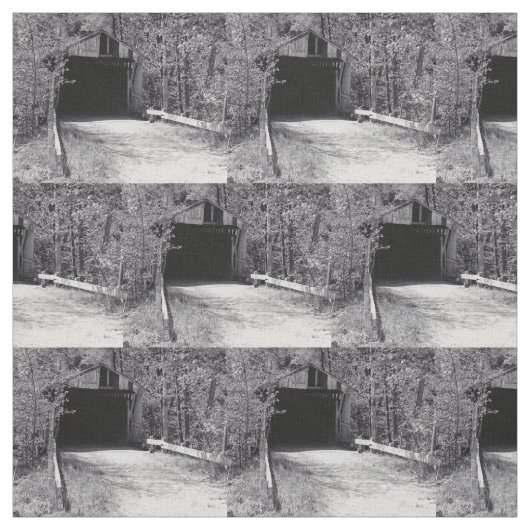 Überdachte Brücke Stoff (Muster)