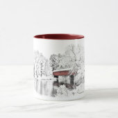 Überdachte Brücke Swanzey, NH Tasse (Zentrum)