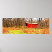 Überdachte Brücke über den Zuckergreifer Poster (Vorne)