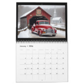 Überdachte Brücken, Kirchen und kleine rote LKW Kalender (Jan 2026)