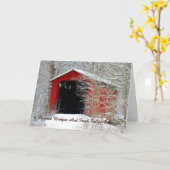 Überdachter Brücken, die an Sie" Gruß-Karte denken Karte (Gelbe Blume)