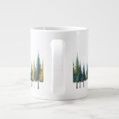 Überdeckte Tasse mit skandinavischen Waldbewohnern (Rückseite)