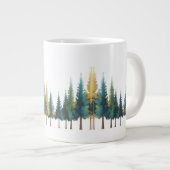Überdeckte Tasse mit skandinavischen Waldbewohnern (Vorderseite Rechts)