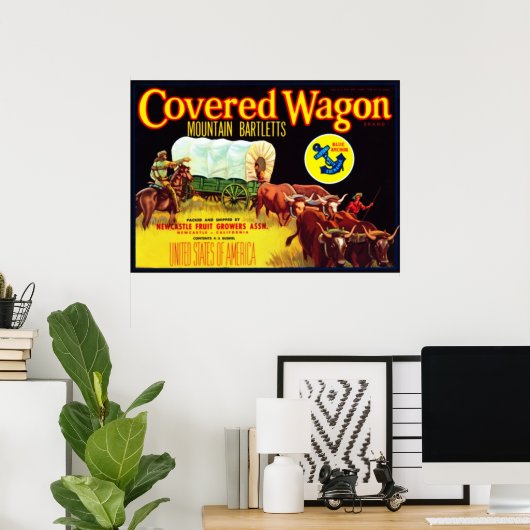 Überdeckte Wagenhalme Poster (Heimbüro)