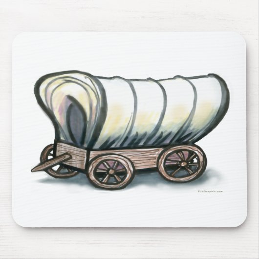Überdeckter Wagen Mousepad (Vorne)